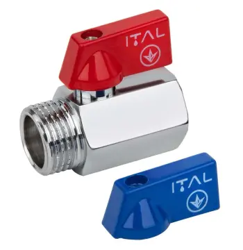 Кран шаровой ITAL MINI 1/2" ВН PN25 хромированный (1057058)