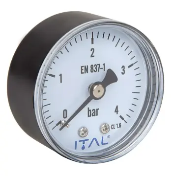 Манометр Ø50 1/4" 4 bar фронтальний ITAL (PM-IT0001)