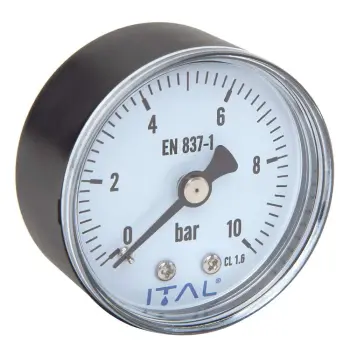 Манометр Ø50 1/4" 10 bar фронтальний ITAL (PM-IT0003)