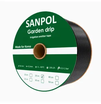 Стрічка Garden Drip емітерна 8 mil 20см 1.38 л/год.