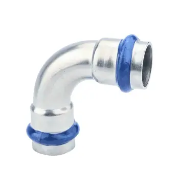 Кутник ASG INOX тип V press steel ф 54мм 90°