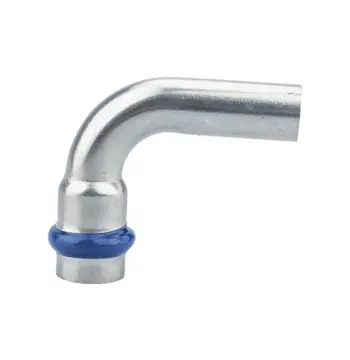 Кутник ASG INOX тип V press steel ВЗ ф 76.1мм 90°