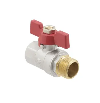 Кран кульовий PLM BASE ВЗ 1/2" бабочка PV11