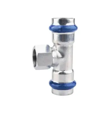 Трійник ASG INOX тип V press steel ВВ ф 28х3/4"