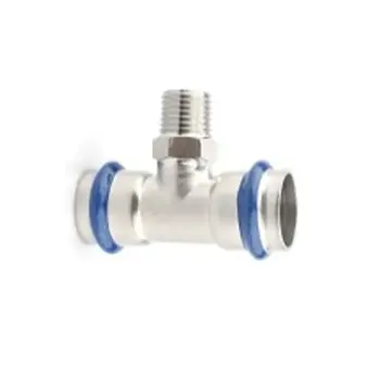 Трійник ASG INOX тип V press steel ЗЗ ф 28х1/2"