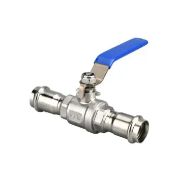 Кран кульовий ASG INOX тип V press steel ф 18мм