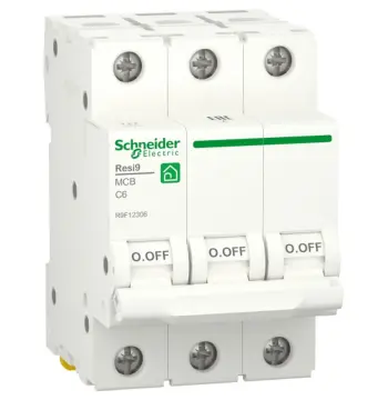 Автоматичний вимикач Schneider RESI9 3 полюса 25А С 6kA R9F12325