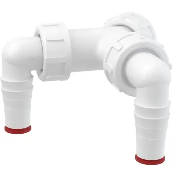 Коліно подвійне Alcaplast P148