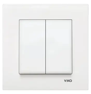 Вимикач VIKO Karre 2 клавіші 90960002