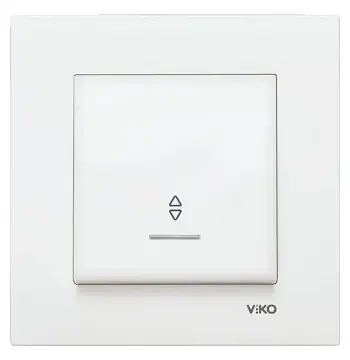 Вимикач VIKO Karre 1 клавиша з підсвіткою 90960063