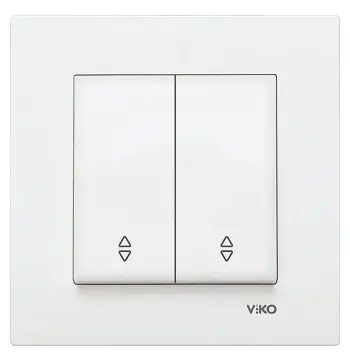 Выключатель VIKO Karre 2 клавіші 90960017