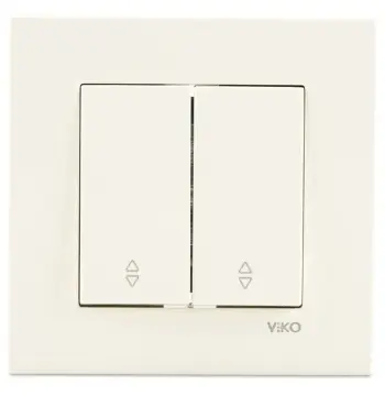 Вимикач VIKO Karre 2 клавіші 90960117