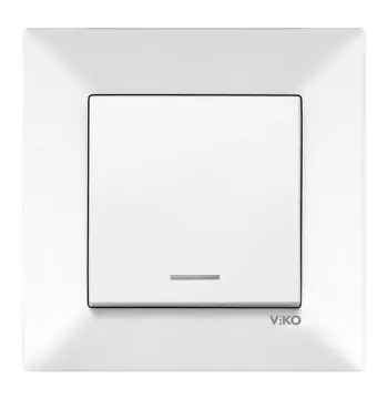 Вимикач VIKO Meridian 1 клавіша 90970019-WH