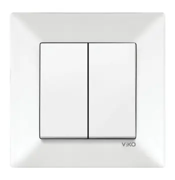 Вимикач VIKO Meridian 1 клавіші 90970002-WH