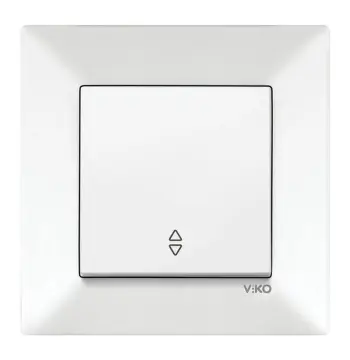 Вимикач VIKO Meridian 1 клавіша 90970004-WH