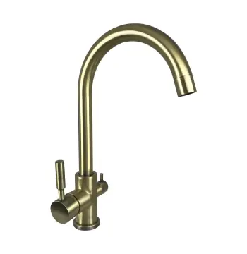 Змішувач для кухні під осмос Globus Lux LAZER GLLR-0333-9-BRONZE