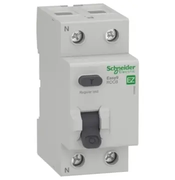 Диференційне реле(ПЗВ) 2P 25А, Easy9, 30mA,АС 4,5kA, Schneider (EZ9R34225)
