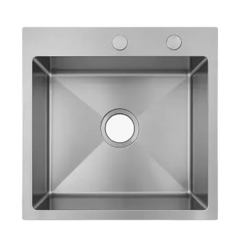 Мийка для кухні інтегрована VENTA Brushed 500x500 BVM5050