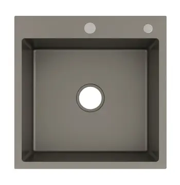 Мийка для кухні інтегрована VENTA Gray 500x500 BVM5050G