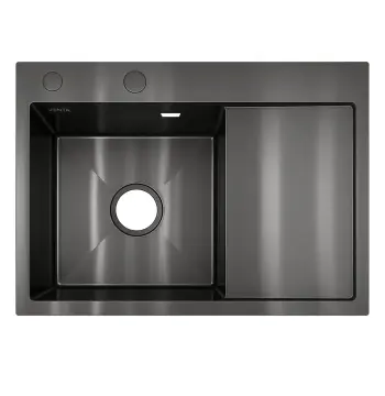 Мийка для кухні інтегрована VENTA Black 780x480 BVM7848B