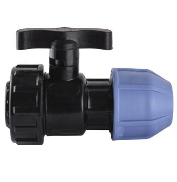 Кран шаровый ПНД Vsplast 25*3/4 '' В 6002