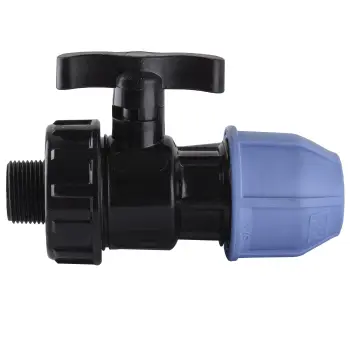 Кран шаровый ПНД Vsplast 25*3/4 '' Н 6003