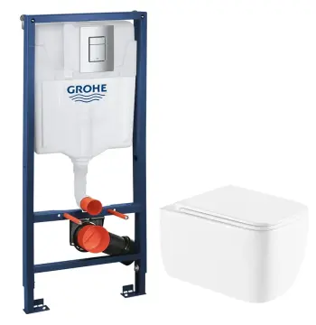 Комплект Grohe Set Унітаз DIVERSE-0301-T1 + Інсталяція Grohe Rapid SL 38772001 (38772001DIVERS0301T1)