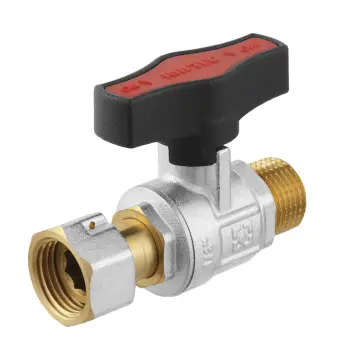 Кран кульовий з накидною гайкою Raftec GOLD PN64 ВЗ 1/2" GRGMS1