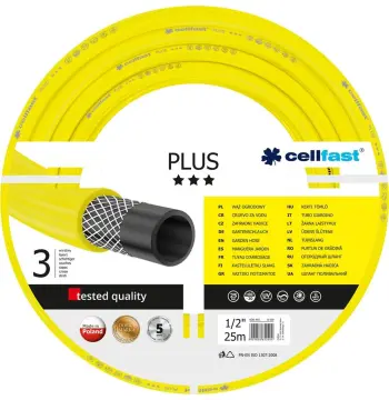 Шланг для поливу Cellfast QUATTRO 3/4" L = 25 м