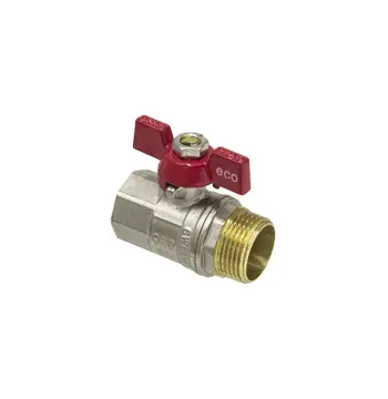 Кран шаровой ЭКО PN20 ЗВ 3/4" EKB-21 бабочка