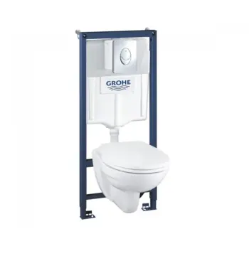 Установочная система с подвесным унитазом 4-в-1 Grohe Solido Compact (39400000)