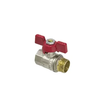 Кран шаровый ЭКО PN20 ЗВ 1/2" EKB-11 бабочка