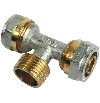 Тройник неразборный ЭКО ЗЗ 20x3/4"x20мм