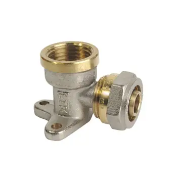 Колено с ушками неразборное ЭКО 16x1/2"