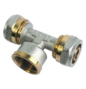 Тройник неразборный ЭКО ВВ 20x1/2"x20мм