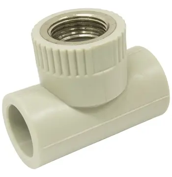 Тройник PPR ЭКО 20мм ВВ 1/2"