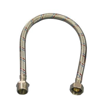 Подводка гибкая для воды 1/2"х1/2"нв 1,2м HLV Flex лат
