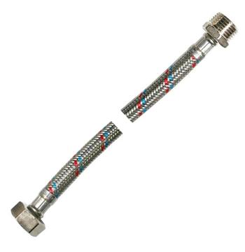 Подводка гибкая для воды 1/2"х1/2"нв 2,5м HLV Flex лат