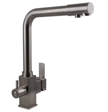 Смеситель для кухни под осмос Globus Lux LAZER GLLR-0100-8-STSTEEL