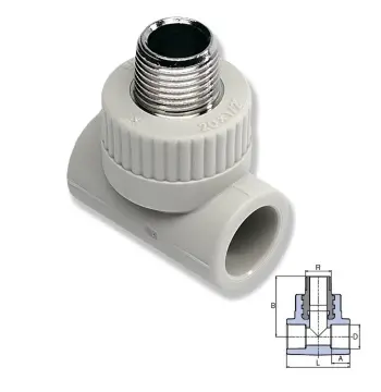Тройник Ekoplastik 25х3/4" ЗЗ STKE02525X
