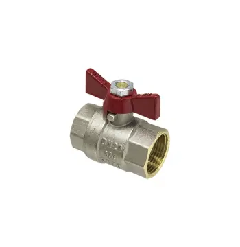 Кран шаровый ЭКО PN20 ВВ 3/4" EKB-02 бабочка