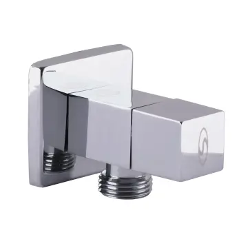 Кран полуоборотный угловой SOLOMON 1/2″х1/2″ CUBE 7078