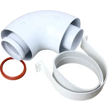 Коліно коаксіальне Biasi 90, ф 60/100 10999.0152.0/0 CE.00.34 H