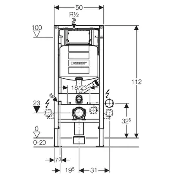 Установка Geberit Duofix 111.370.00.5