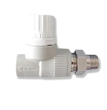 Вентиль радиаторный прямой PPR Ekoplastik PN20 20мм 1/2" SVER020PXX