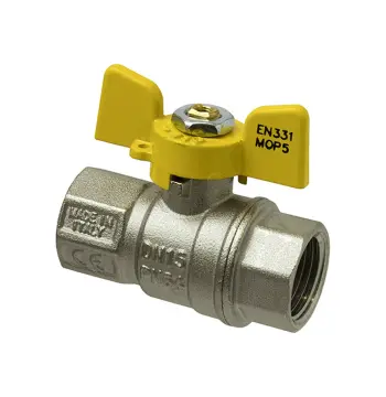 Кран шаровый Bugatti Gas colorado PN50 ВВ 1/2" бабочка