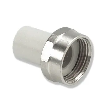 Пластиковий штуцер PPR Ekoplastik 20мм 3/4" SHM02025XX
