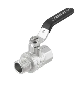 Кран шаровой Raftec BLACK PN40 ЗВ 1/2" ручка DRH11
