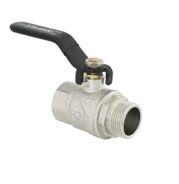 Кран кульовий Raftec BLACK PN20 ЗВ 3/4" ручка DRH21
