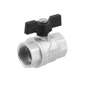 Кран кульовий Raftec BLACK PN40 ВВ 1" ручка DRB3